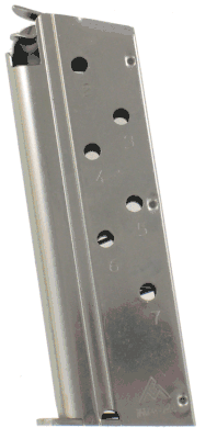 Mec-gar Colt 1911 Officer Defender Nickel 40 S&W Magazine